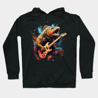 Trout Playing Guitar Hoodie